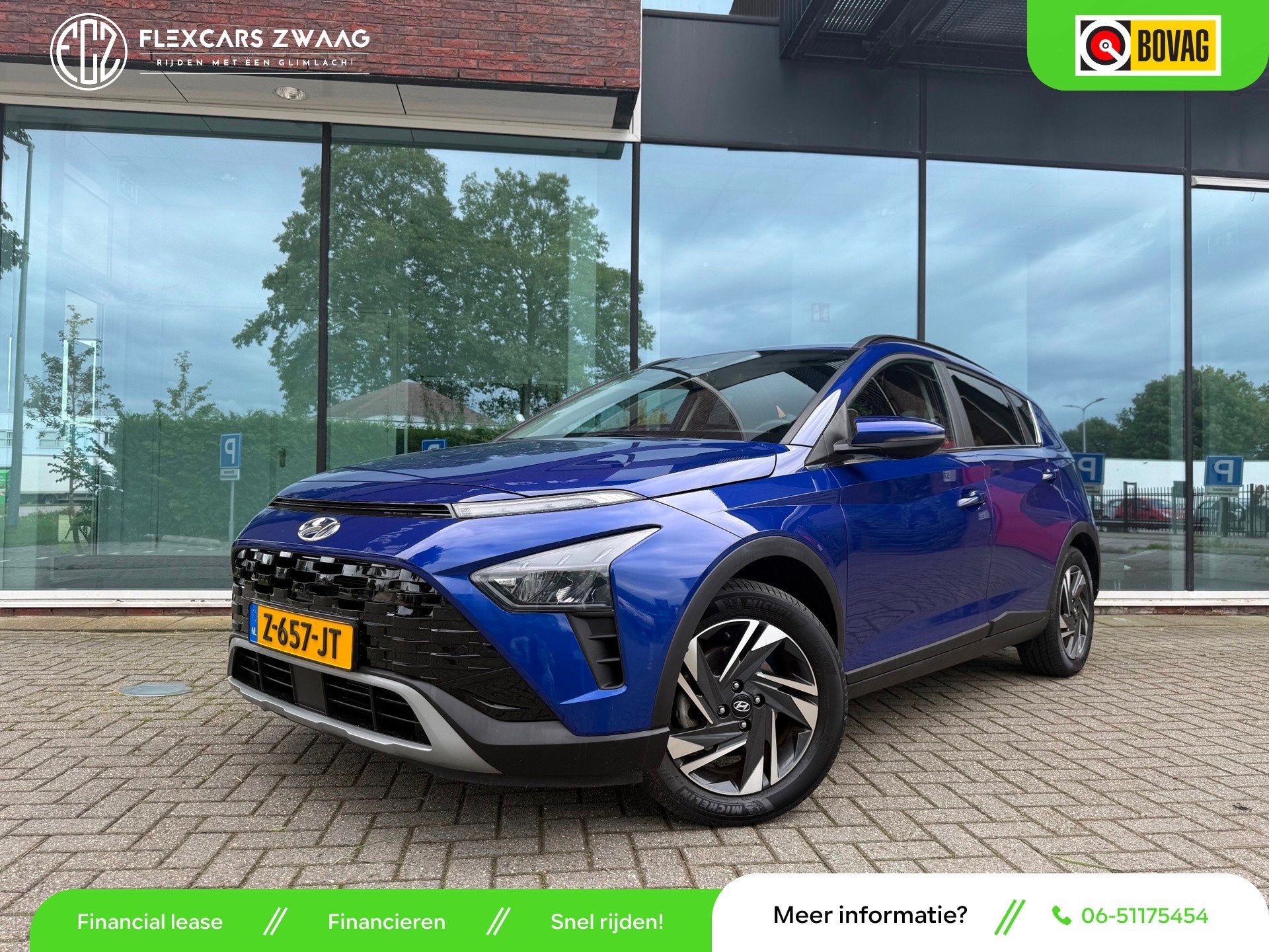 Hyundai Bayon 1.0 T-GDI Premium - Climate - Navi - Parkeerhu, Auto's, Voorwielaandrijving, Dealer onderhouden, 450 kg, Gebruikt