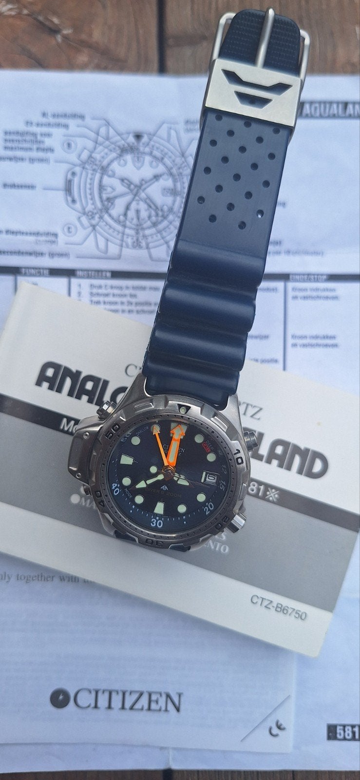 Vintage Citizen Promaster Aqualand, Sieraden, Tassen en Uiterlijk, Horloges | Heren, Citizen, Staal, Ophalen of Verzenden