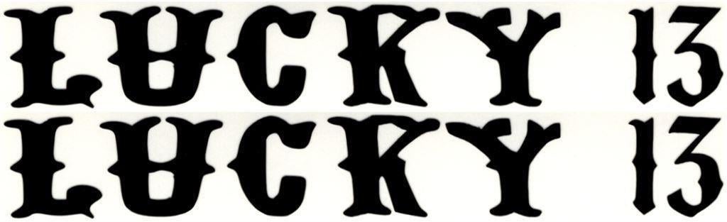 Lucky 13 sticker set #1, Motoren, Accessoires | Stickers, Ophalen of Verzenden