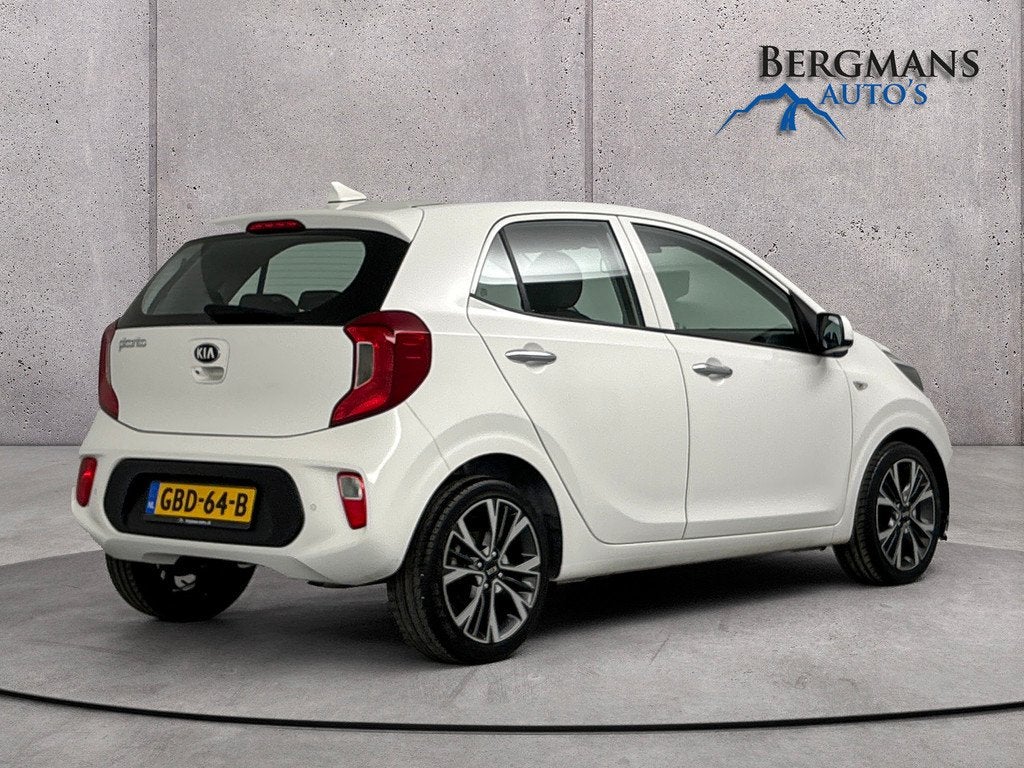 Kia Picanto 1.0 DPi DynamicLine // PARKEERCAMERA // NAVIGATI, Stof, Gebruikt, 4 stoelen, Wit