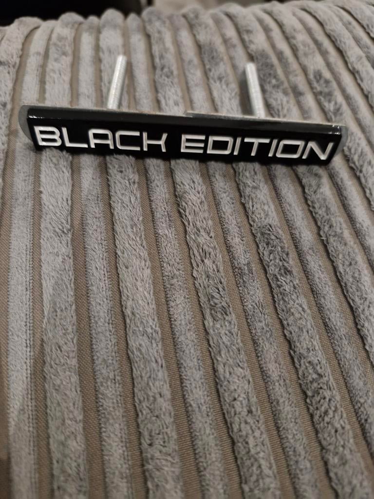 Universeel "Black Edition" Embleem voor Kofferbak/Grill, Ophalen of Verzenden, Nieuw
