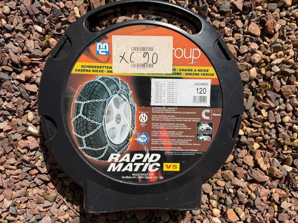 Maggi Rapid Matic V5 Sneeuwkettingen maat 120, Auto diversen, Sneeuwkettingen, Ophalen, Nieuw