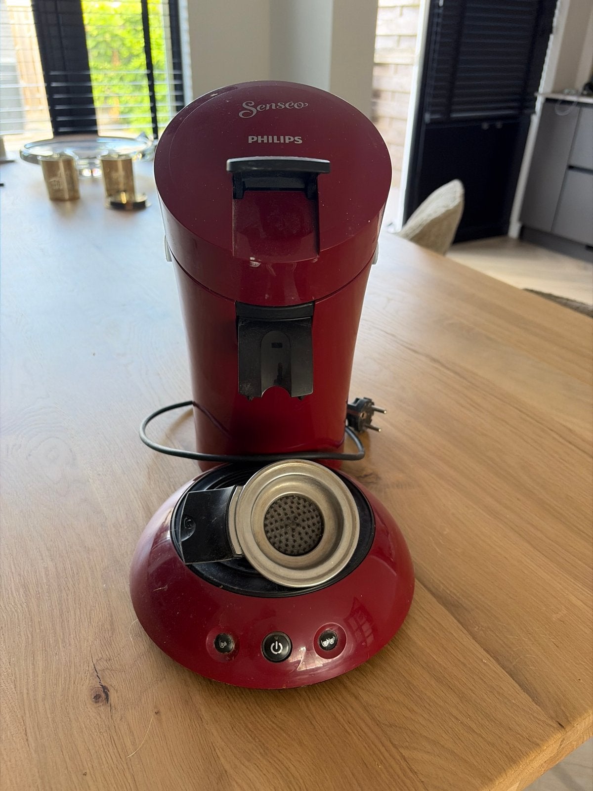 Philips Senseo Koffiezetapparaat Rood, Witgoed en Apparatuur, Koffiepads en cups, Gebruikt, Koffiemachine, Ophalen of Verzenden