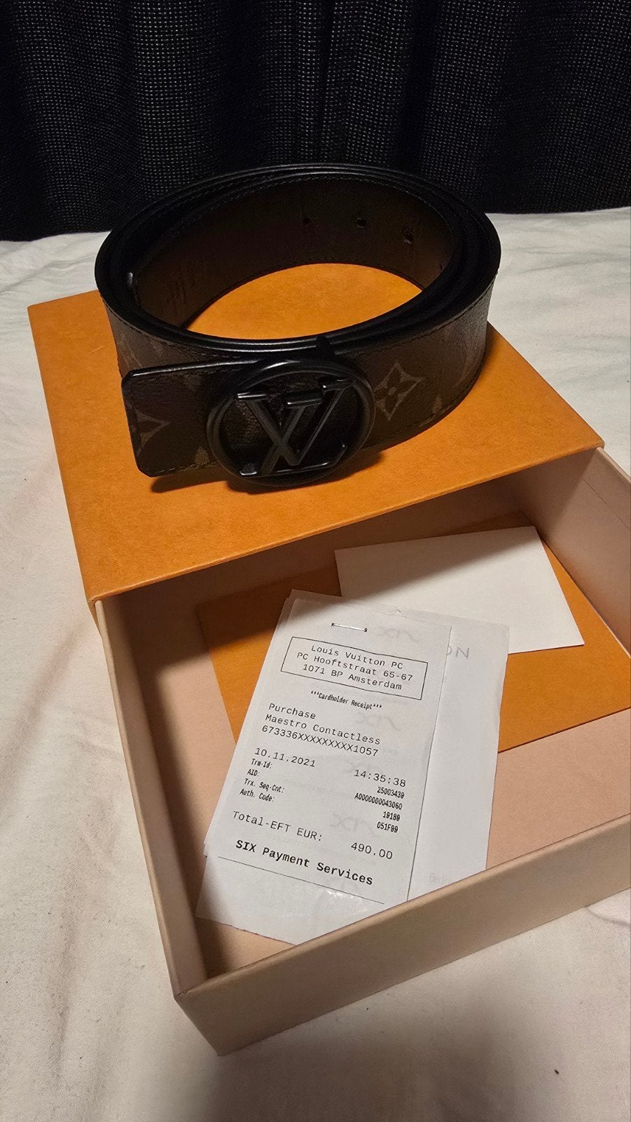 Orginele Louis Vuitton riem maat 95 nieuw in doos, Kleding | Heren, Riemen en Ceinturen, Ophalen, 95 tot 105 cm, Nieuw, Riem of Ceintuur