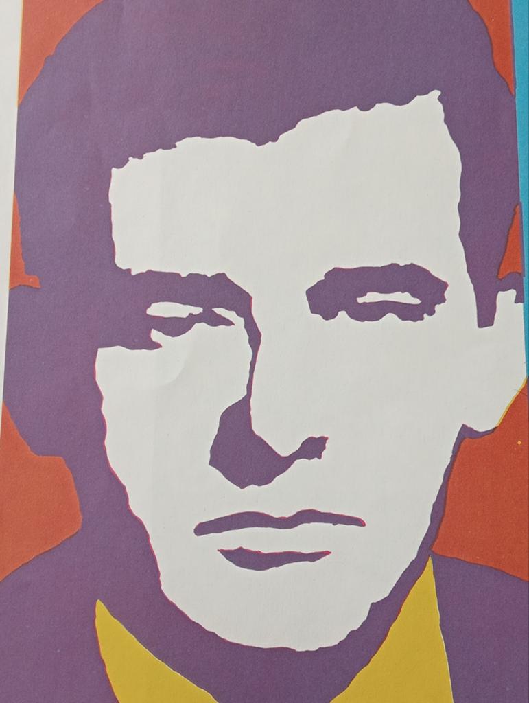 Affiche Cuba 1970 Communisme, Ophalen of Verzenden, Gebruikt, A1 t/m A3, Film en Tv
