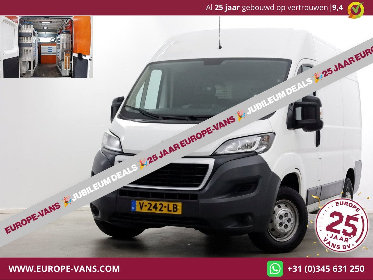 Peugeot Boxer 2.0 BlueHDI 130pk E6 L1H2 Premium Navi/Camera/, Auto's, Voorwielaandrijving, Gebruikt, Euro 6, 4 cilinders