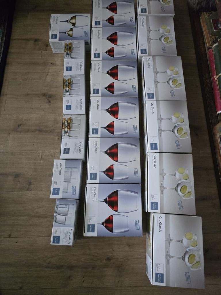 Diverse kristallen wijn/coctail/water glazen. NIEUW!, Ophalen of Verzenden, Nieuw, Overige typen