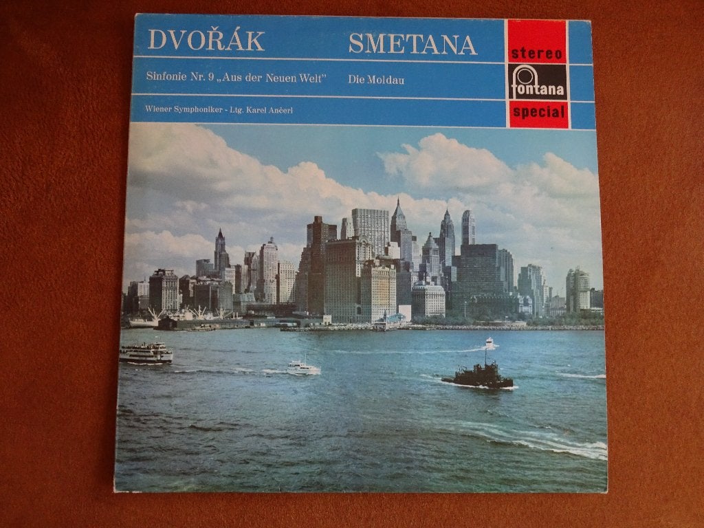 LP Dvorak/Smetana, hoes hist.afb. vóór 9/11, i.z.g.st., Gebruikt, Originele persing, Overige typen, Ophalen of Verzenden