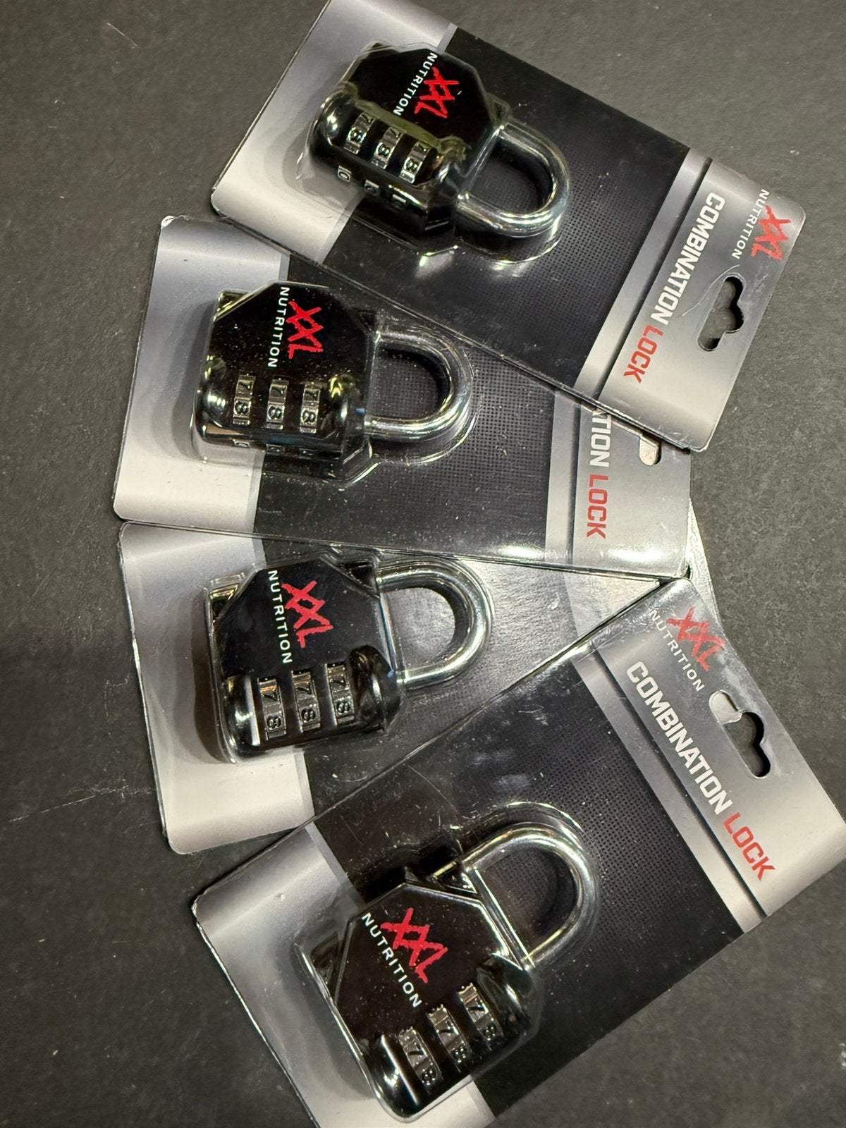 4x XXL Nutrition cijferslot, nieuw in verpakking, Ophalen of Verzenden, Zo goed als nieuw