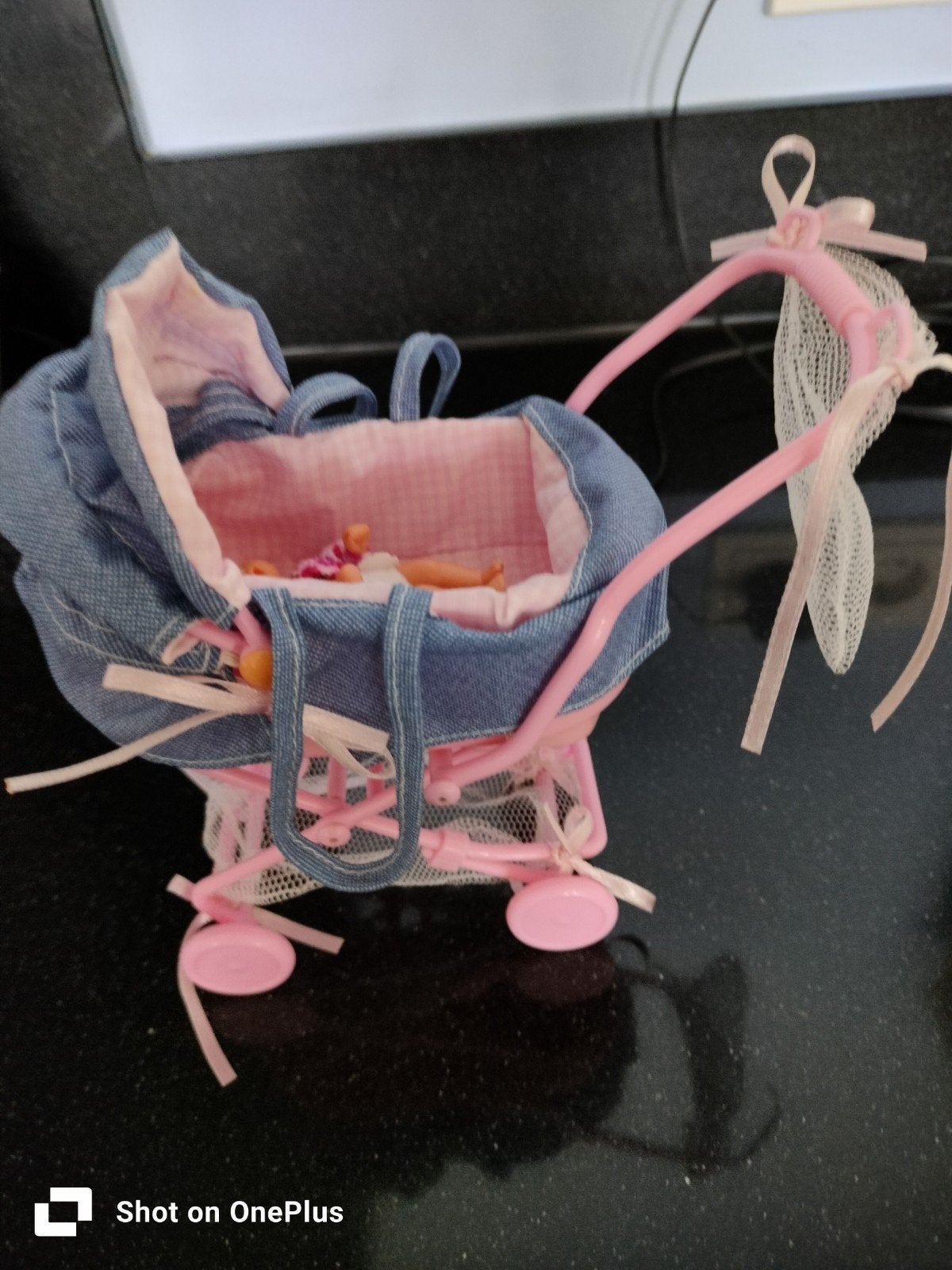 Steffi Love Poppenwagen met Babypopje, Ophalen of Verzenden, Zo goed als nieuw, Babypop