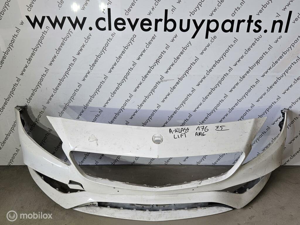 Voorbumper origineel A-klasse W176  ('12-'18) A1768851600, Gebruikt, Voor, Mercedes-Benz, Ophalen of Verzenden