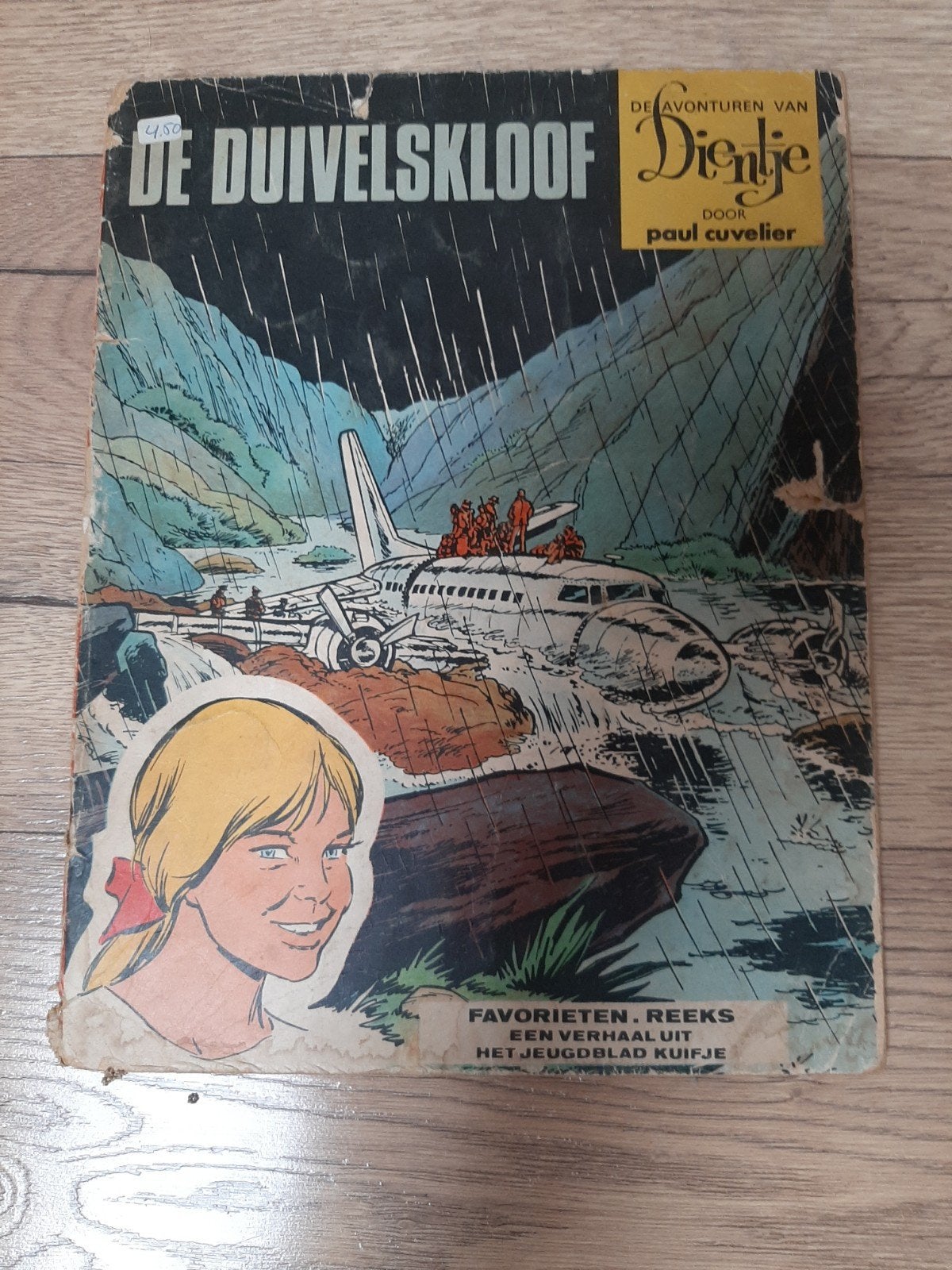 De Duivelskloof - De Avonturen van Dienje door Paul Cuvelier, Eén stripboek, Ophalen of Verzenden, Gelezen, Paul Cuvelier