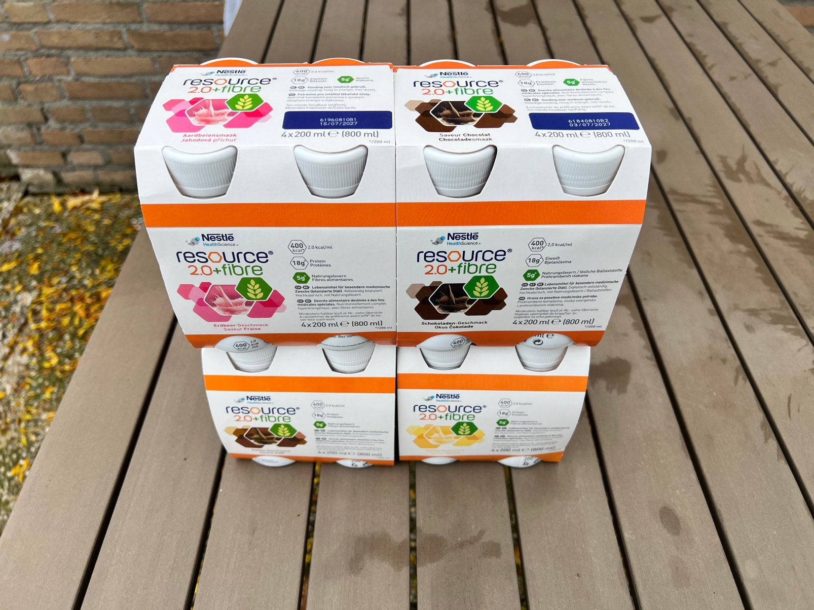 Nestlé nutridink (100+ flesjes), Ophalen
