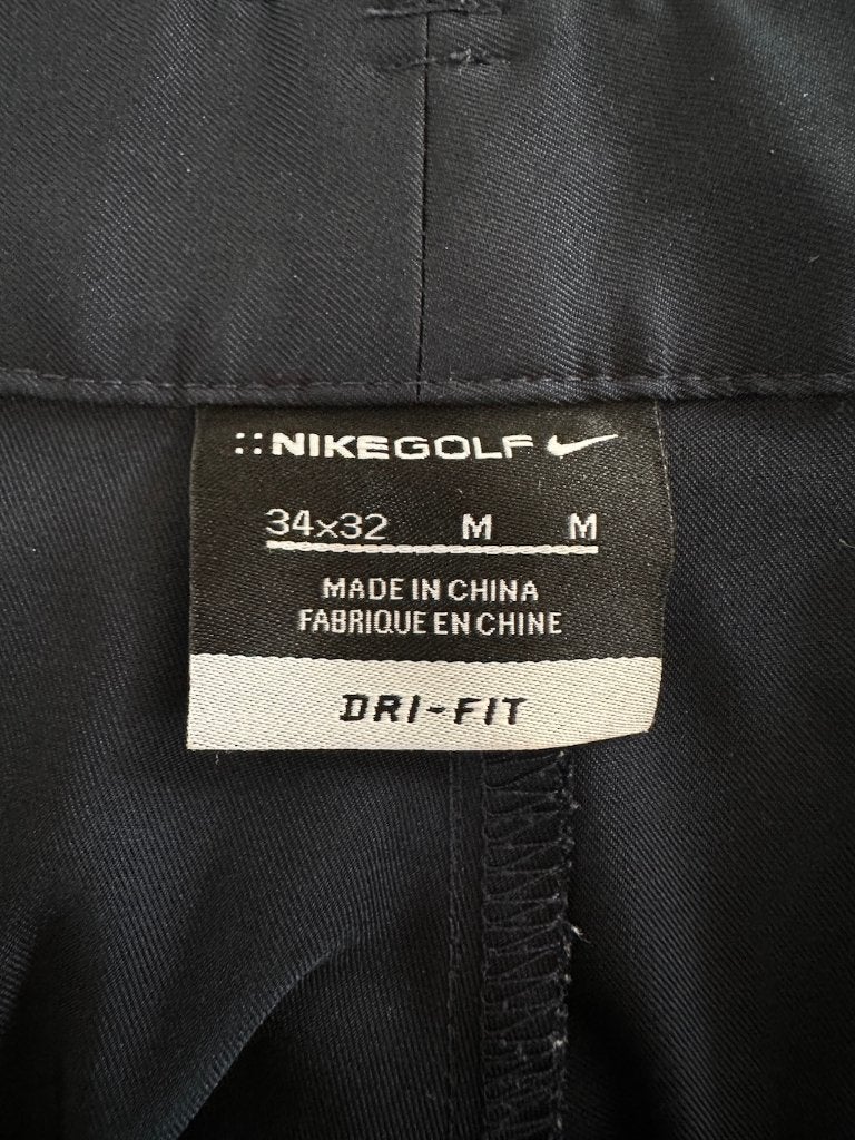 Golfbroek Nike  Blauw  maat 34 x32 zgan, Ophalen of Verzenden, Zo goed als nieuw, Kleding, Overige merken