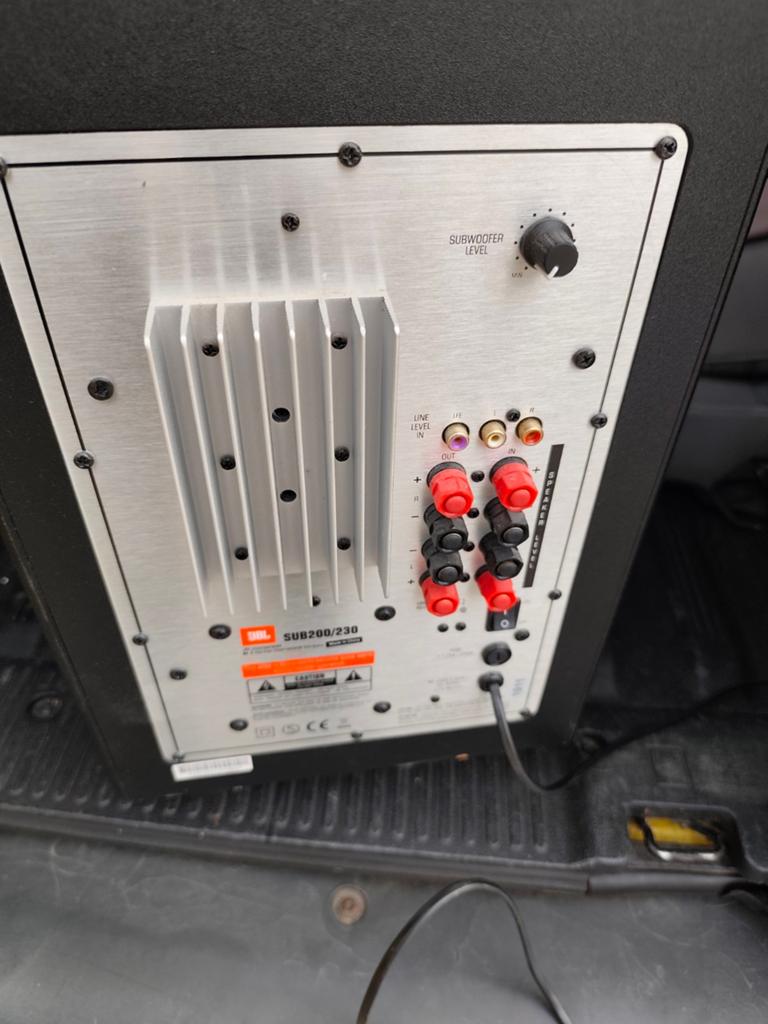 JBL SUB200/230 Subwoofer - Krachtige Bass voor Thuisbioscoop, Audio, Tv en Foto, Luidsprekers, Gebruikt, Ophalen of Verzenden