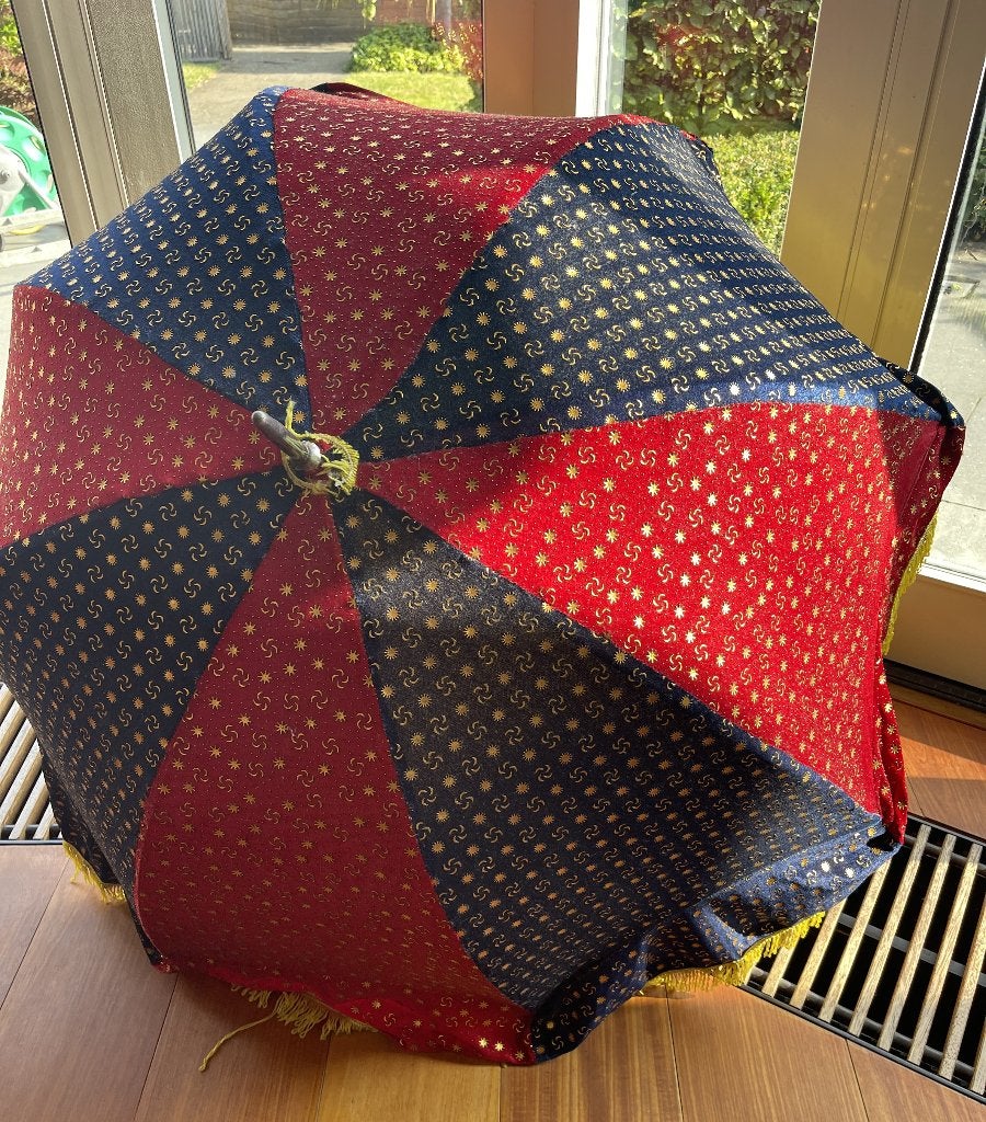 Parasol als decoratie, Ophalen of Verzenden, Gebruikt, Meerkleurig, Overige stijlen