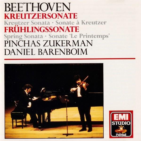 Beethoven Zukerman Barenboim Kreutzer Sonate CD, Ophalen of Verzenden, Classicisme, Gebruikt, Kamermuziek