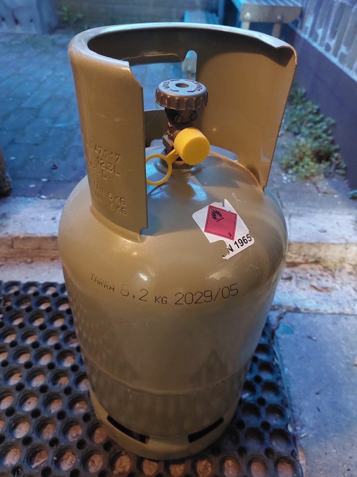 Propaan gasfles (gevuld) 6,2KG, Ophalen, Nieuw