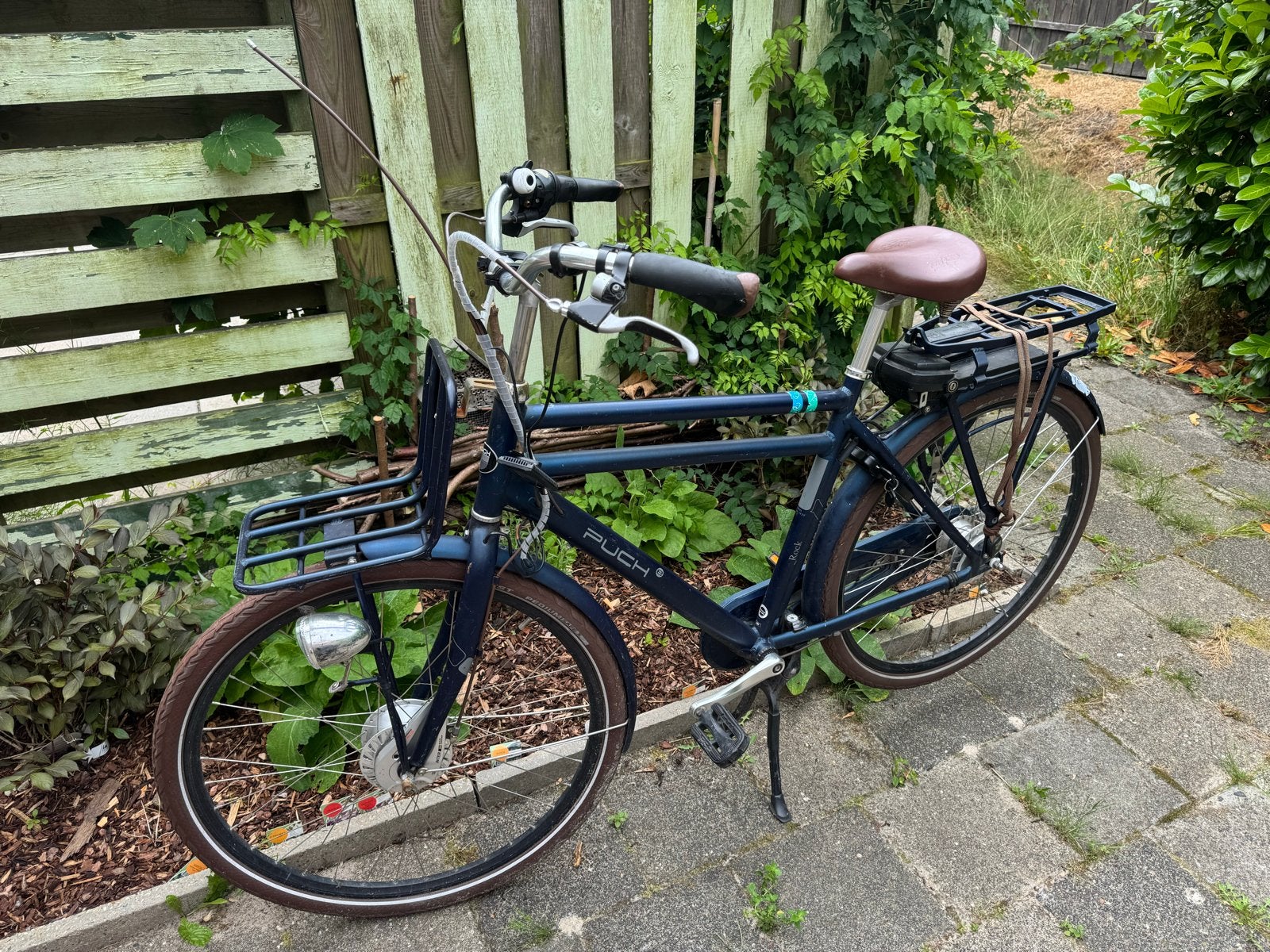 Puch Elektrische Transporter fiets - Opknapper - zonder accu, Gebruikt, 55 tot 59 cm, 30 tot 50 km per accu, Ophalen