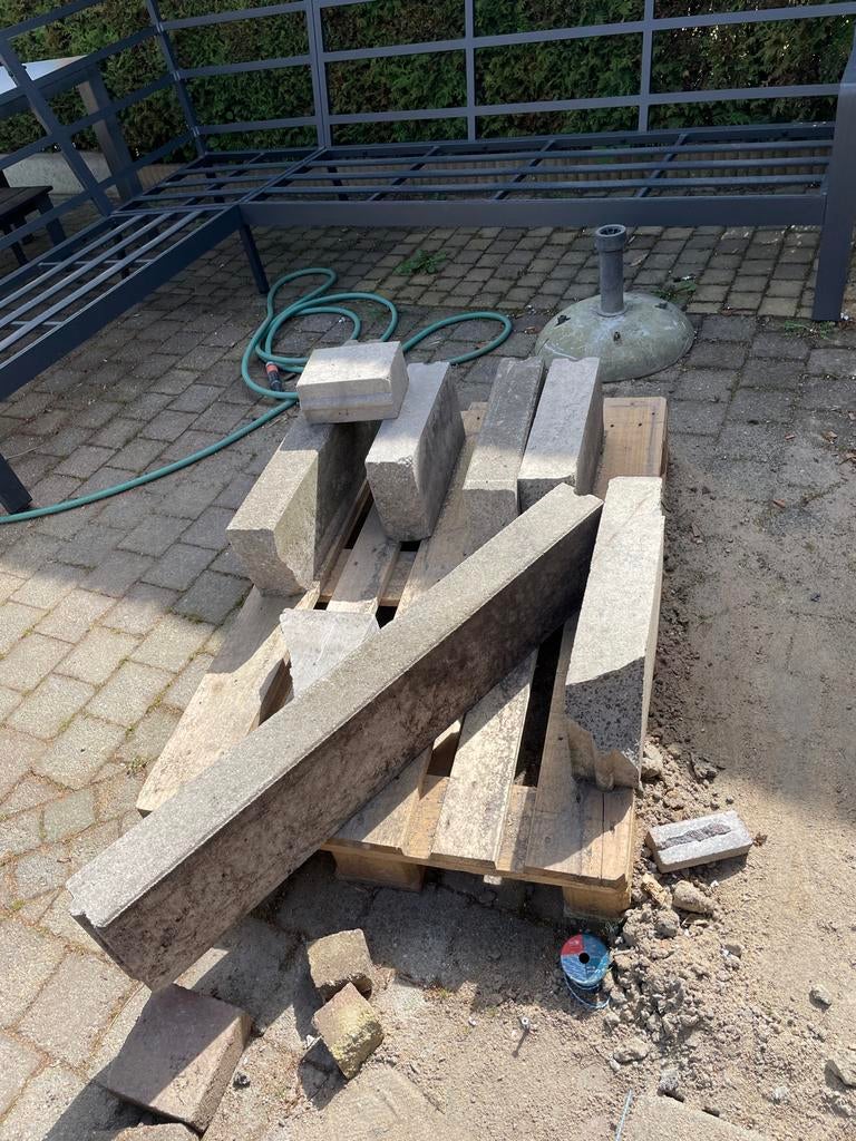 Zware opsluitband 10x20x100 en reststukken, Ophalen, Gebruikt, Overige typen, Minder dan 5 m²