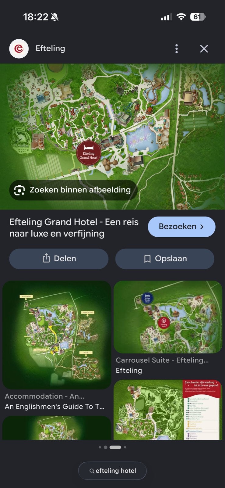 4 efteling tickets, Ticket of Toegangskaart
