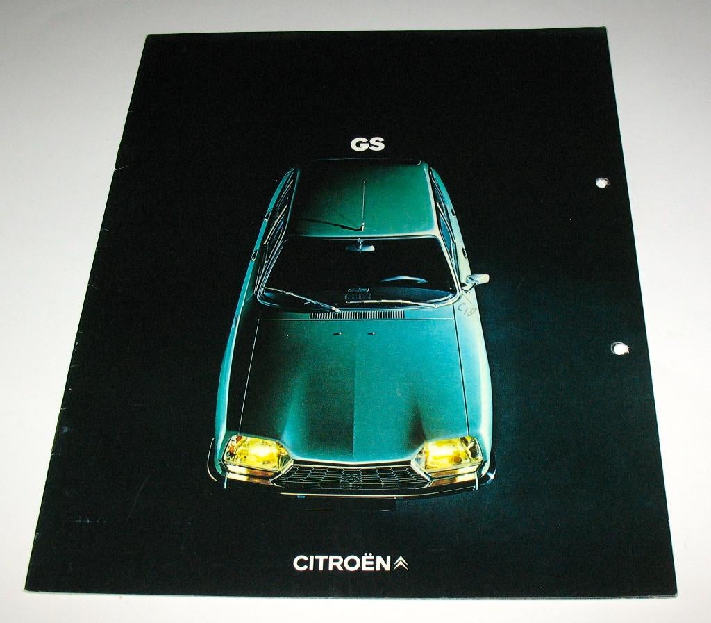 Autofolder Citroen GS 1220 berline break 1972 citroën