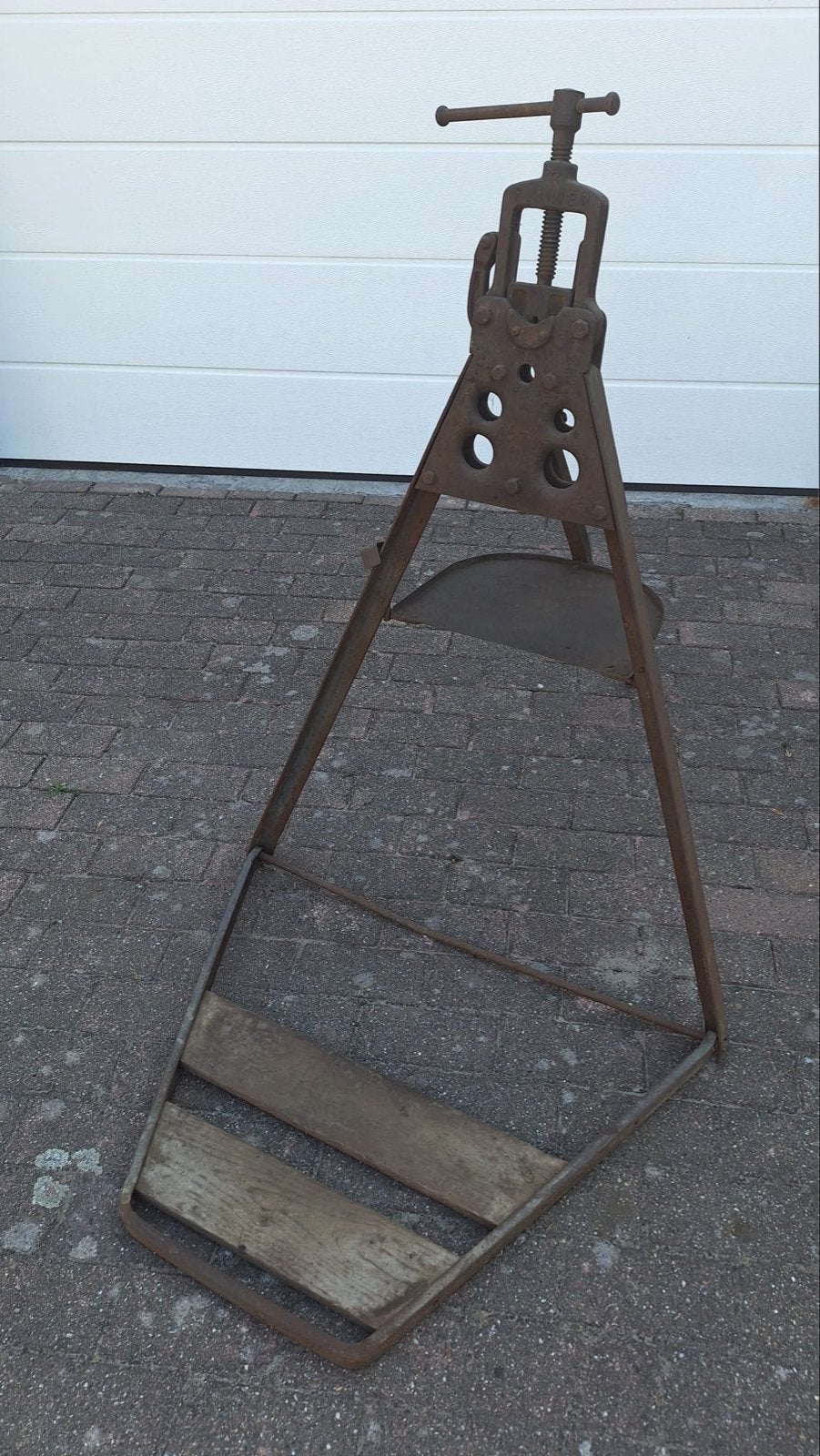 Antieke pijpenklem Pioneer PFP - Vintage gereedschap, Antiek en Kunst, Antiek | Gereedschap en Instrumenten, Ophalen