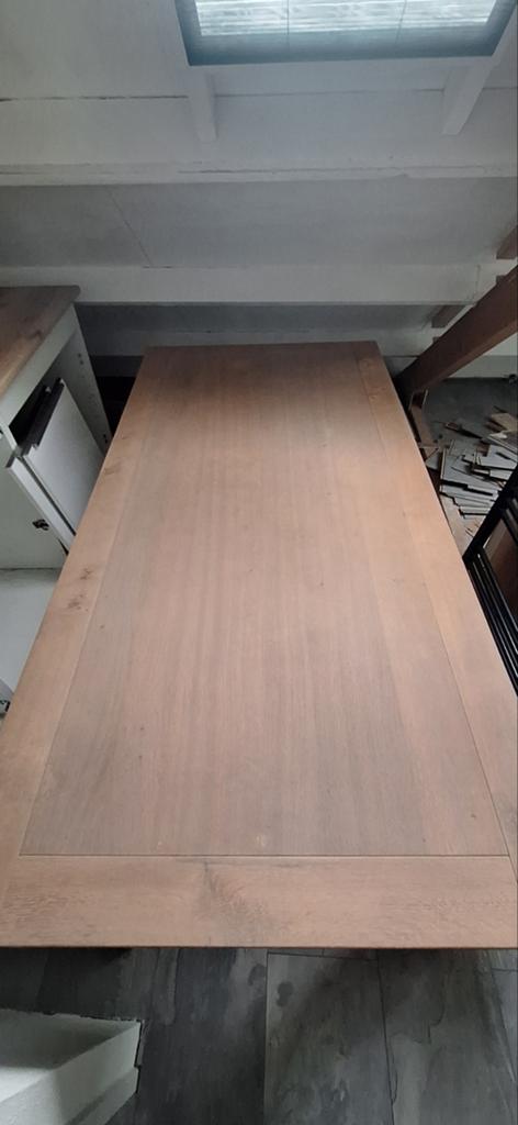 Van Dijk tafel licht eiken., Antiek en Kunst, Ophalen