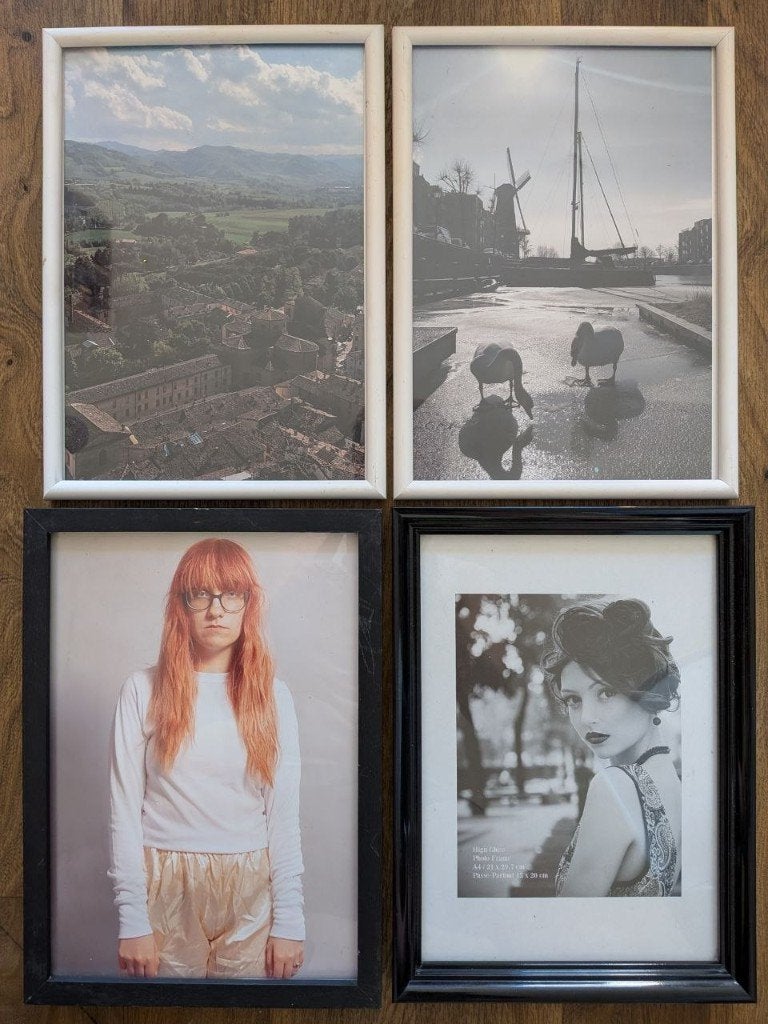 4x Fotolijsten | zwart of wit ( ZGAN ), Audio, Tv en Foto, Fotografie | Fotolijsten, Ophalen, Standaard fotolijst, Zo goed als nieuw
