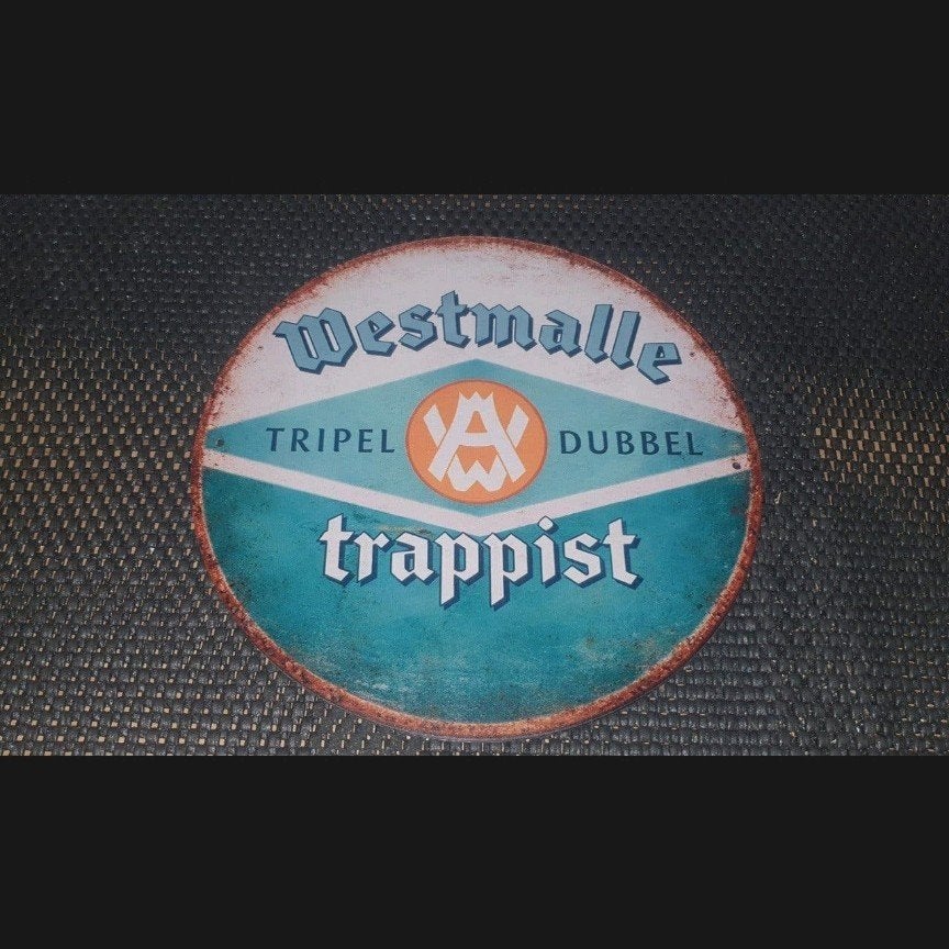 reclamebord van Westmalle Trappist, Ophalen of Verzenden, Reclamebord, Plaat of Schild, Overige merken