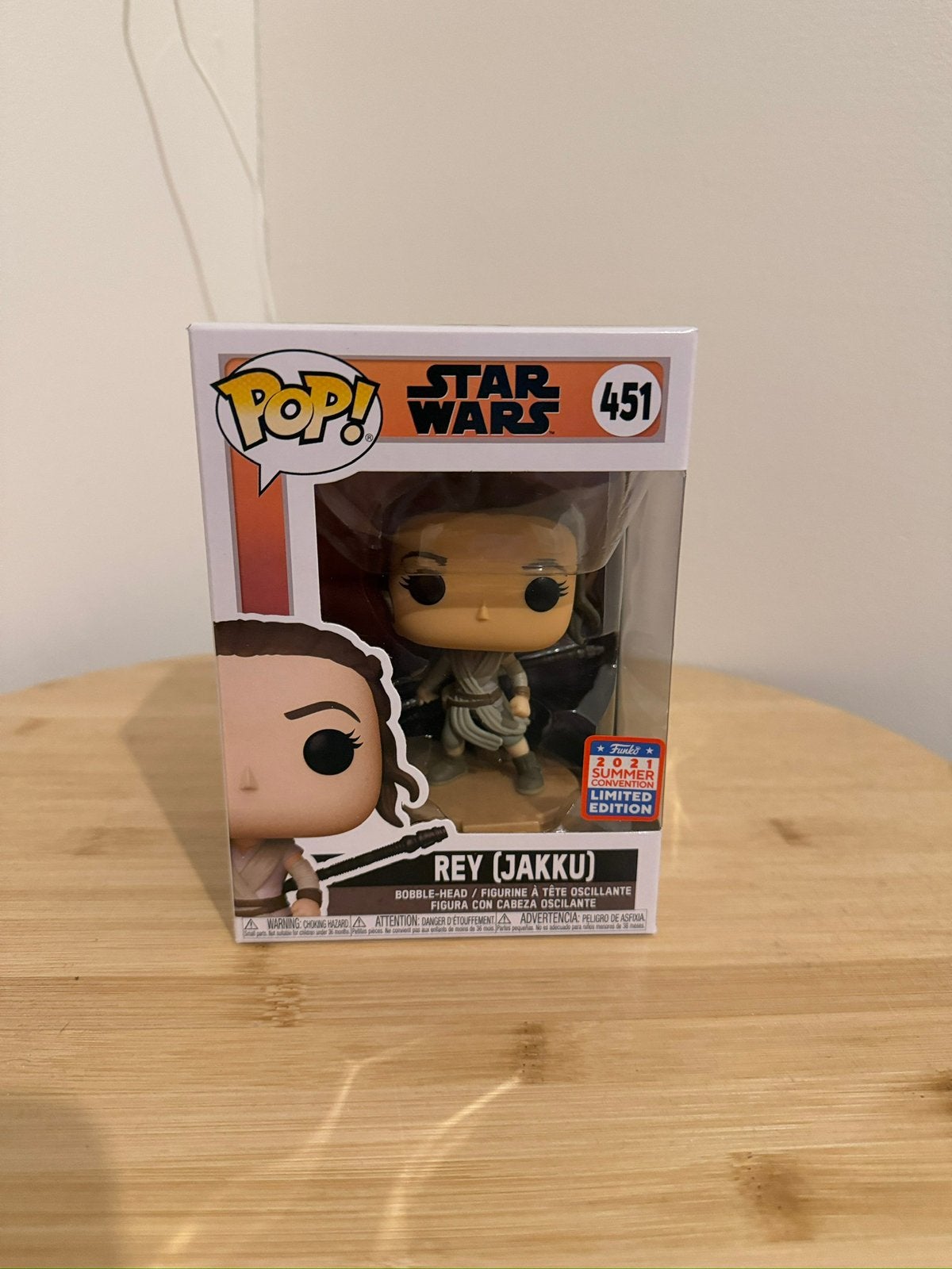 Funko Pop! Star Wars Rey (Jakku) 451, Ophalen of Verzenden, Zo goed als nieuw