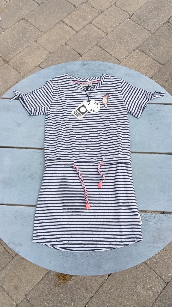 Tumble ´N Dry Catskill jurk met kaketoe vogel maat 110 - nie, Tumble 'n Dry, Meisje, Nieuw, Ophalen of Verzenden