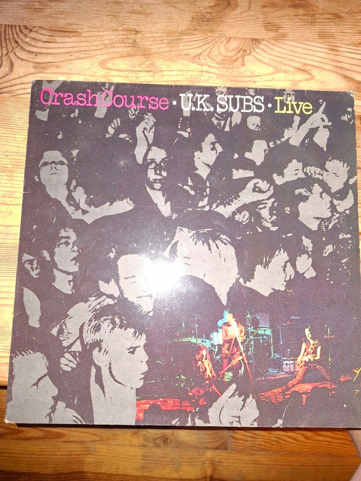 UK Subs - Crash Course Live LP (1980), Cd's en Dvd's, Vinyl | Rock, LP, Gebruikt, Ophalen of Verzenden, Punk Rock