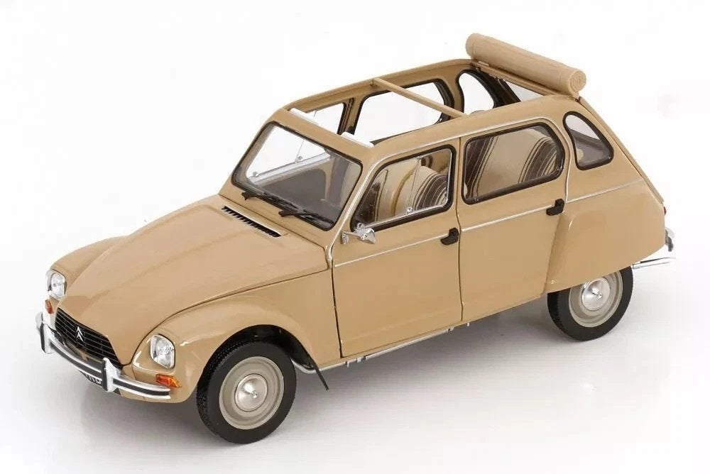 Citroën Dyane 6 Beige / Norev / 1:18, Hobby en Vrije tijd, 70-72 avenue de Bohlen 69120 Vaulx-en-Velin, Auto, Norev, Ophalen of Verzenden