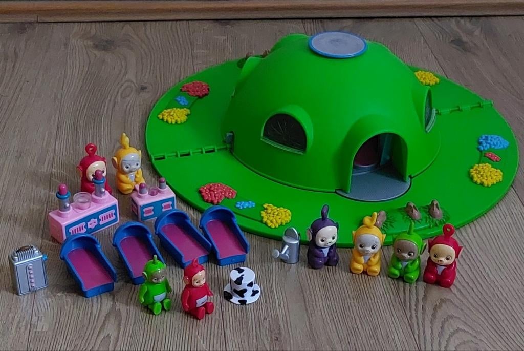 Vintage teletubbies huis, Verzamelen, Speelgoed, Ophalen of Verzenden, Gebruikt