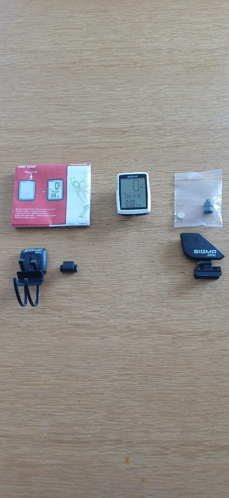 Sigma fietscomputer met cadans- en snelheidssensor, Fietsen en Brommers, Fietsaccessoires | Fietscomputers, Ophalen of Verzenden