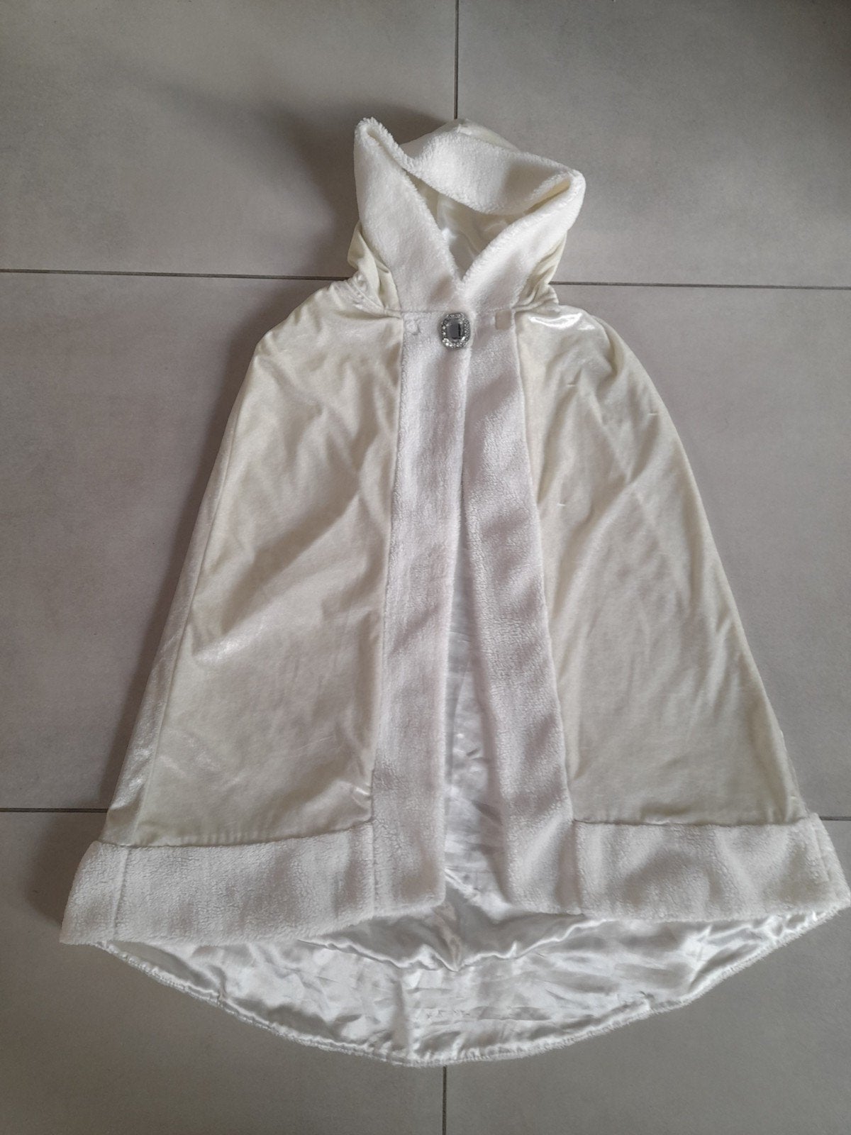 Witte lange Elsa cape van Disney., Kleding | Dames, Disney, Ophalen of Verzenden, Zo goed als nieuw, Kleding