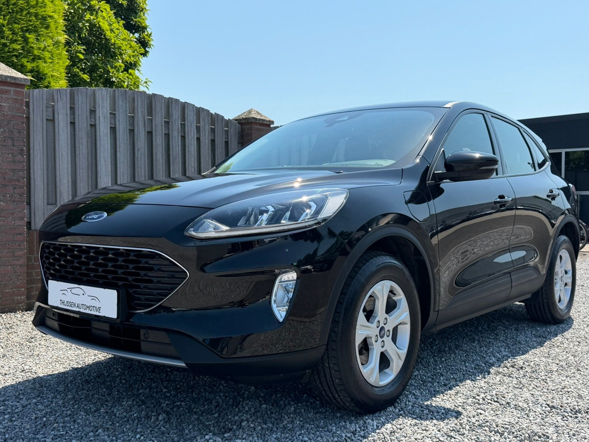 Ford Kuga 2.5 PHEV Titanium X STOELVERWARMING ECC NAVI VIRTU, Dealer onderhouden, Stof, Gebruikt, Zwart