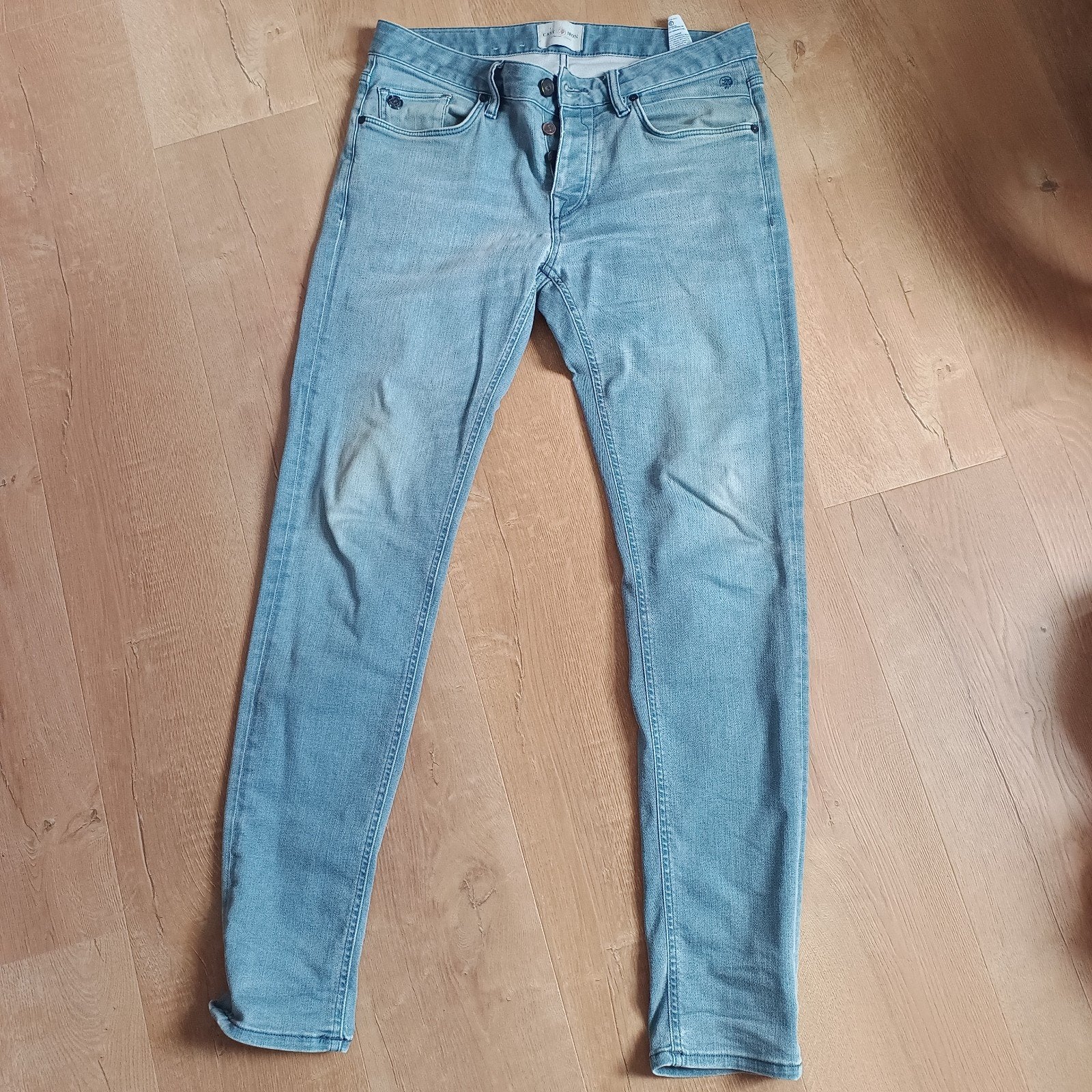 Cast Iron Riser Slim Fit Jeans W32/L32, Blauw, W32 (confectie 46) of kleiner, Ophalen of Verzenden, Cast Iron
