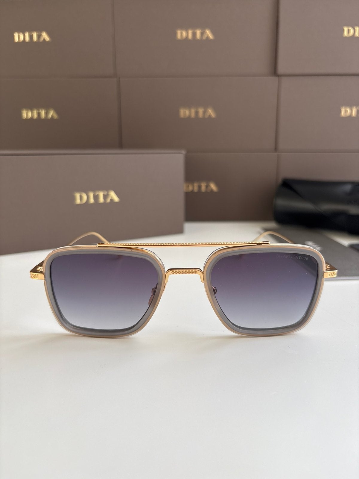 DITA Flight 006 LIMITED EDITION Gradiënt Mat Grijs cartier, Ophalen of Verzenden, Nieuw, Overige kleuren, Overige merken