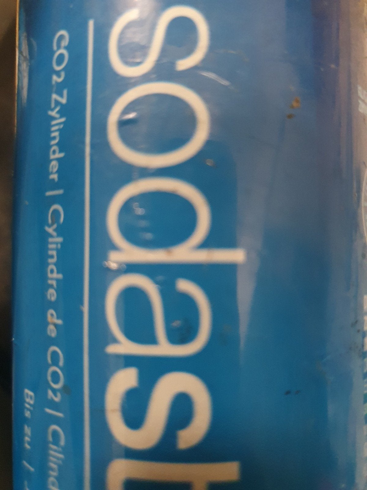 Sodastream CO2 cilinder, Ophalen of Verzenden, Gebruikt