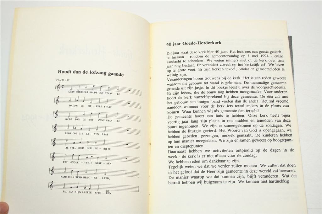 Goede Herderkerk Leeuwarden — Jubileumboek 40 Jaar Schaars, Ophalen of Verzenden, Gelezen