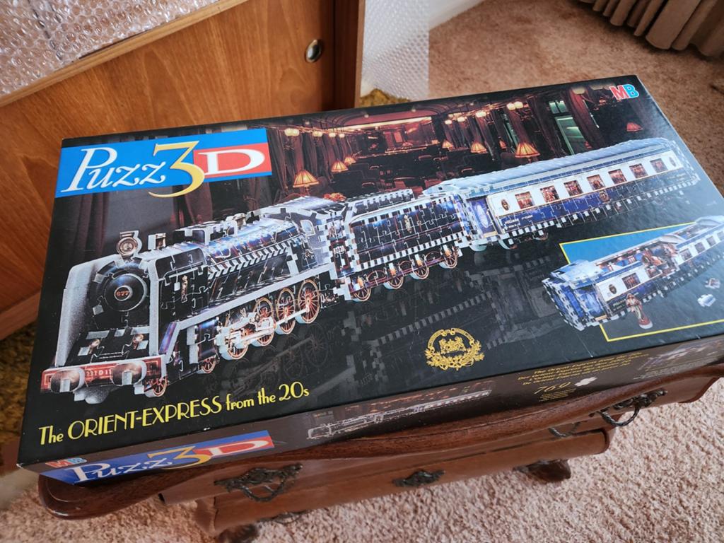 3d puzzel orient express, Ophalen of Verzenden, 500 t/m 1500 stukjes, Zo goed als nieuw, Rubik's of 3D-puzzel
