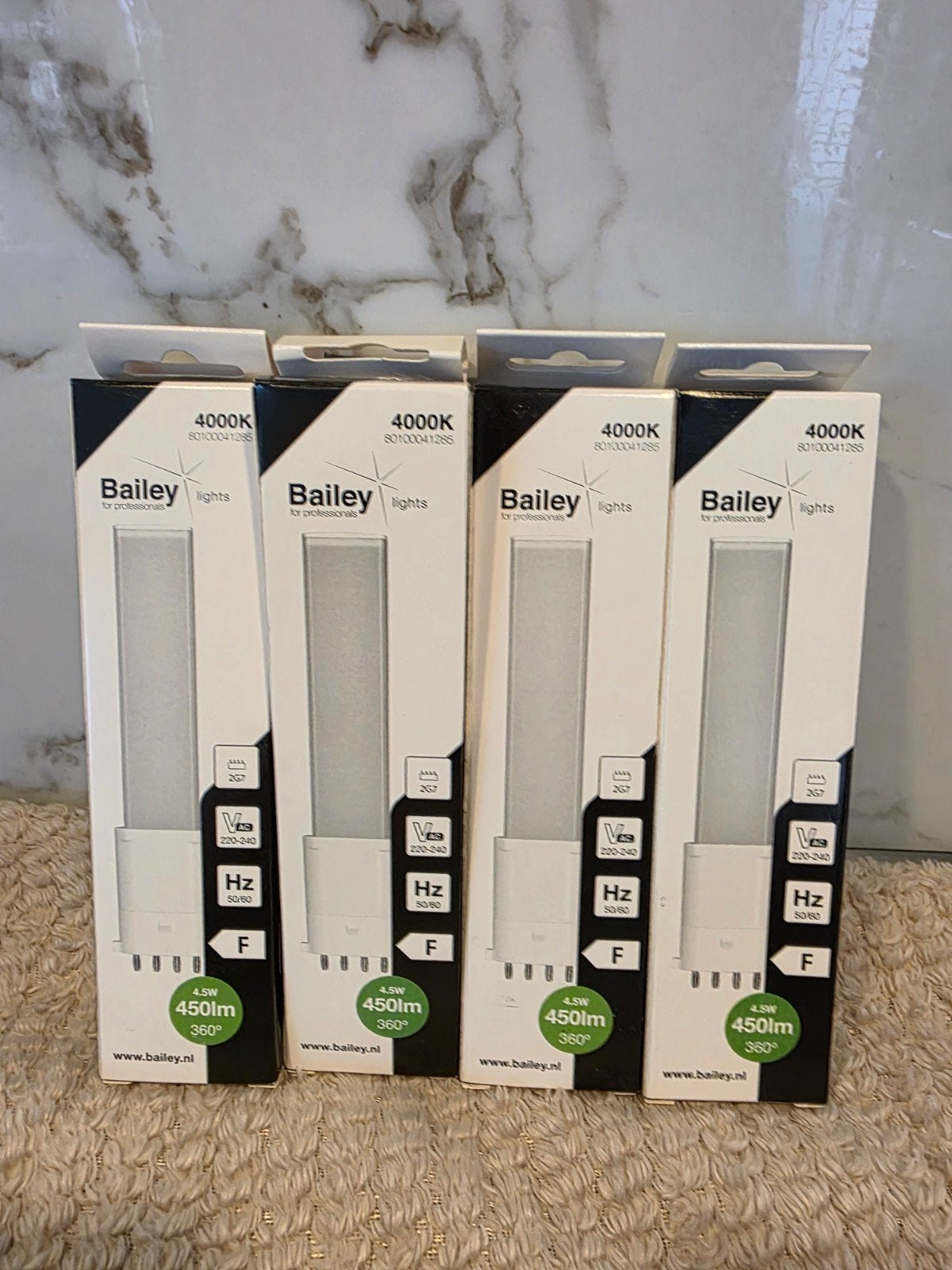 4x Bailey LED PL 2G7 4.5W 4000K – Nieuw, Led-lamp, Nieuw, 10 tot 30 watt, Koel wit
