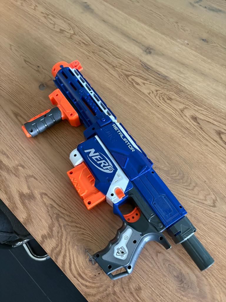 Nerf gun, Ophalen