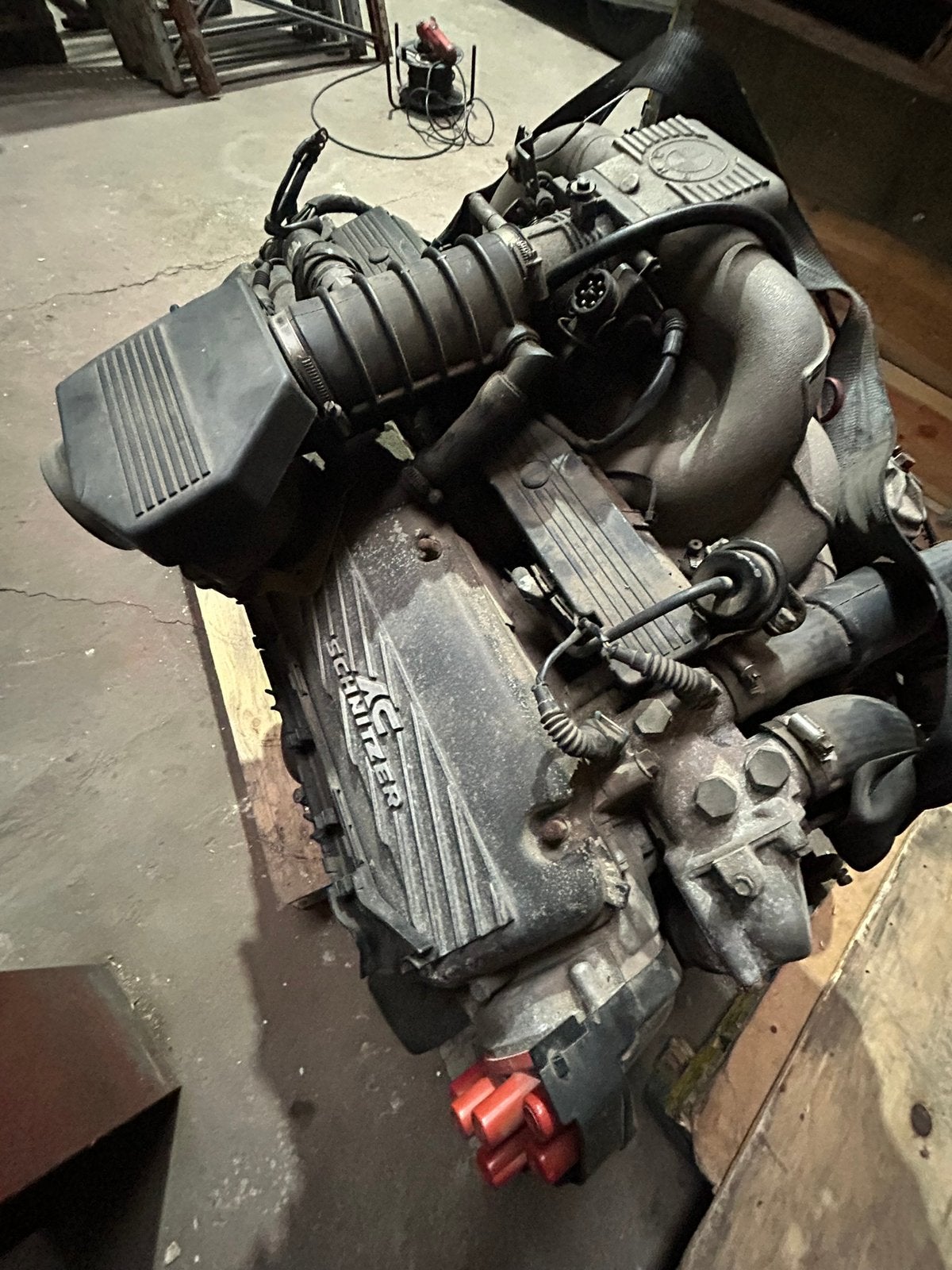 BMW e34 m30 S5 Schnitzer motor compleet met automaatbak, Ophalen, Gebruikt, BMW