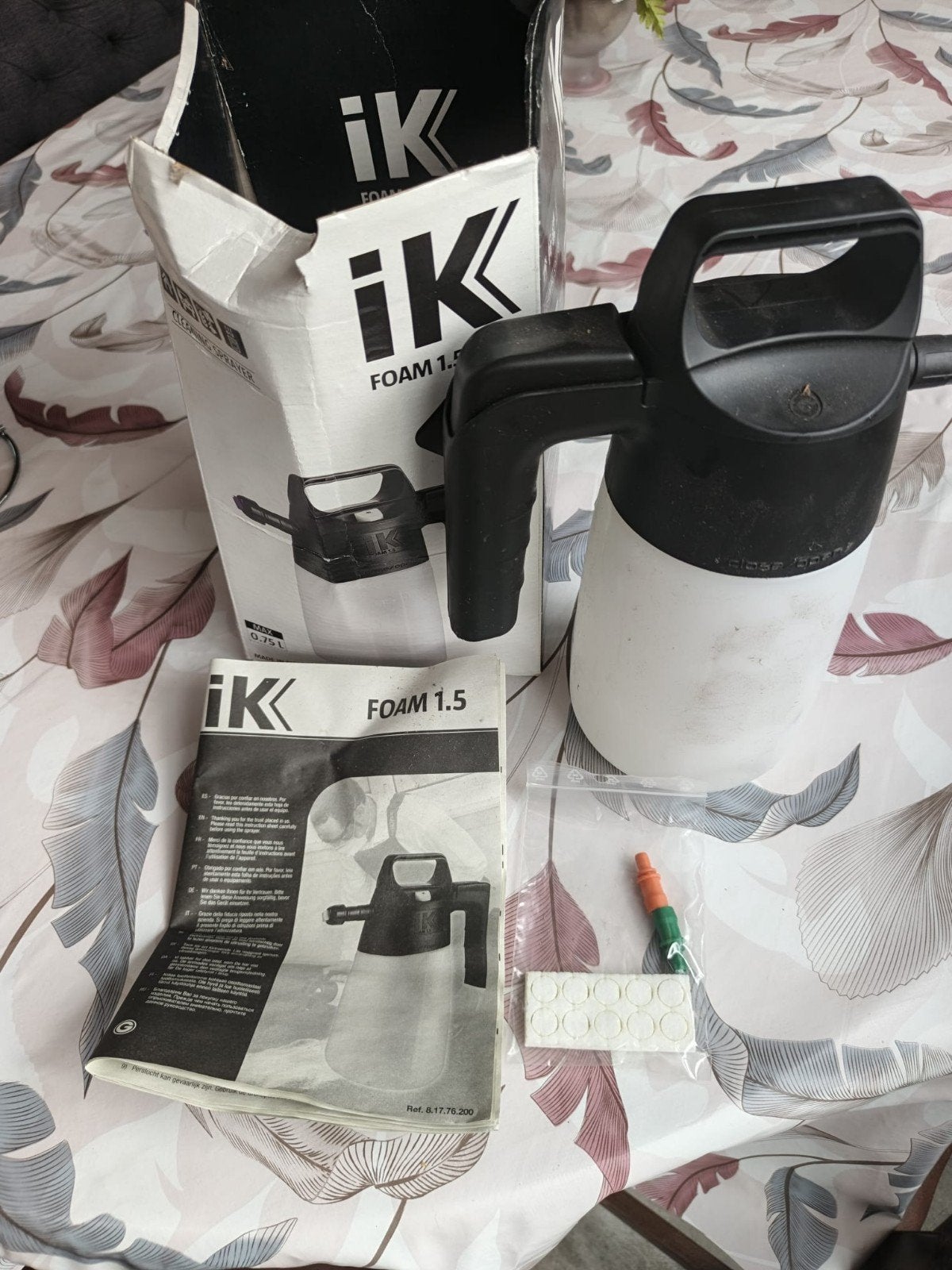 ik sprayer foam, Ophalen