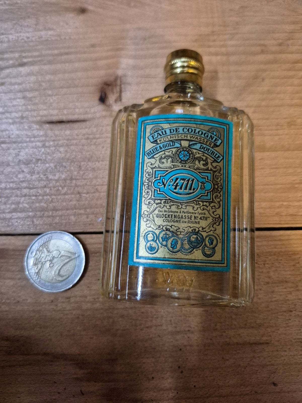 Vintage 4711 Eau de Cologne flesje, Ophalen of Verzenden, Gebruikt