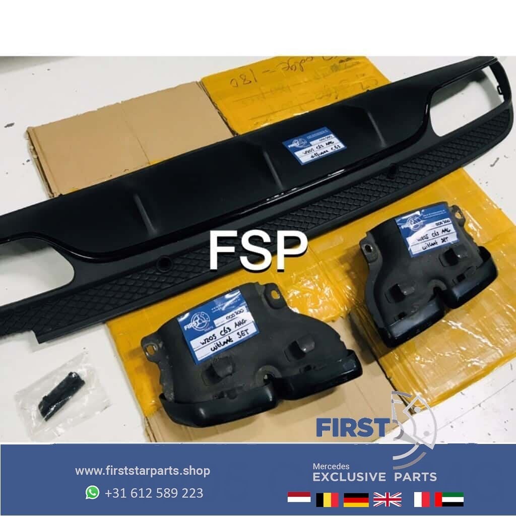 W205 S205 C63 AMG DIFFUSER + UITLAAT SIERSTUKKEN voor Merced, Gebruikt, -, Ophalen of Verzenden, -
