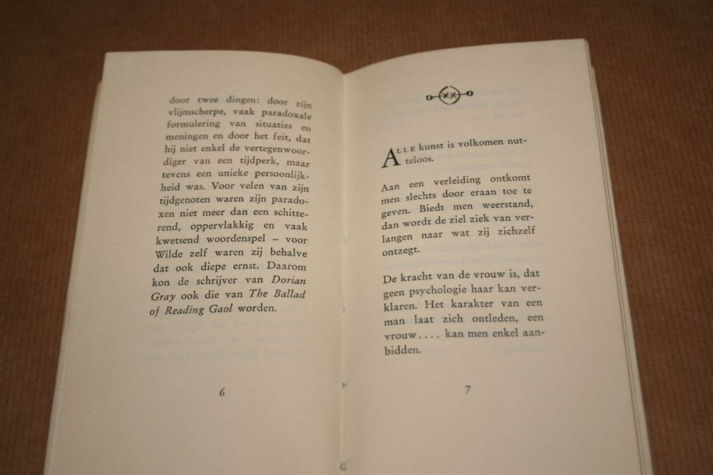 Epigrammen — Scherpzinnige uitspraken van Oscar Wilde [1958], Ophalen of Verzenden, Gelezen